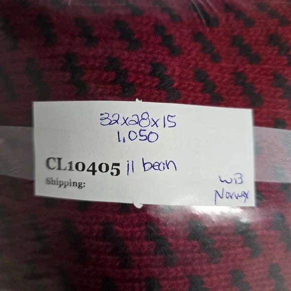 L.L. Bean Mens Red Birdseye Wool Sweater Size XXL Nordic Cabin Heritage Norway - Picture 10 of 10